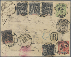 Br Französisch-Indochina: 1903. Registered Envelope Addressed To France Bearing Lndo-China Post Office SG 1, 1c Black/az - Storia Postale