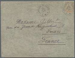 Br Französisch-Indochina: 1904. Envelope Addressed To France Bearing Indo-China SG 25, 15c Grey Tied By 'Langson A Hanoi - Covers & Documents