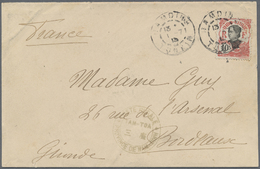 Br Französisch-Indochina: 1913. Envelope Addressed To France Cancelled By 'Poste Rurale/Tam-Toa/Province De Nam-Dinh' Do - Lettres & Documents