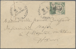 Br Französisch-Indochina: 1919. Envelope Addressed To Hanoi Bearing Indo-China SG 54, 5c Green Tied By 'Poste Rurale/Phu - Lettres & Documents