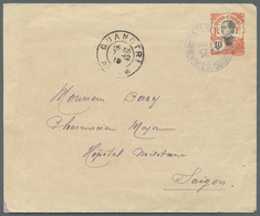 GA Französisch-Indochina: 1919. Postal Stationery Envelope 10c Red With Letter Dated 'Phuoc-Son/4th Dec' Addressed To Sa - Covers & Documents