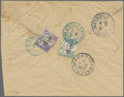 Br Französisch-Indochina: 1926. Envelope (small Faults) Addressed To Saigon Bearing Indo-China Yvert 101, 2c Green And Y - Lettres & Documents