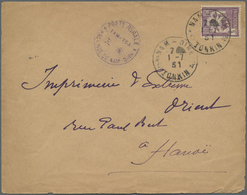 Br Französisch-Indochina: 1931. Envelope Addressed To Hanoi Bearing SG 144, 5c Violet Tied By Nam-Dinh/Tonkin Date Stamp - Covers & Documents
