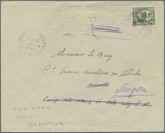 Br Französisch-Indochina: 1933. Envelope (toned) Addressed To Dh-Abe Cancelled By 'Poste Rurale/Phu-Xuan-Dong/Province D - Covers & Documents