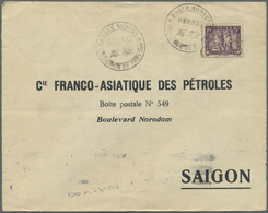 Br Französisch-Indochina: 1933. Envelope Addressed To Saigon Bearing Lndo-China SG 175, 5c Violet Tied By 'Poste Rurale/ - Lettres & Documents
