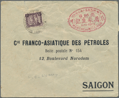 Br Französisch-Indochina: 1933. Envelope (small Faults/tear At Top And Right) Addressed To Saigon Bearing Indo-China SG - Lettres & Documents