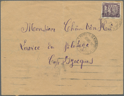 Br Französisch-Indochina: 1936. Envelope Addressed To Cap St Jacques Bearing Indo-China SG 175, 5c Violet Tied By 'Provi - Lettres & Documents