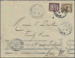 Br Französisch-Indochina: 1936. Envelope Addressed To France Bearing Indo-China SG 168, 1c Brown And SG 175, 5c Violet T - Covers & Documents