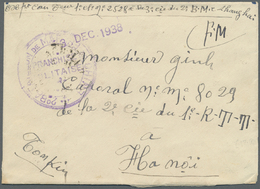 Br Französisch-Indochina: 1938. Stamp-less Envelope Endorsed 'B.M.C. Shanghai' Written From Shanghai Addressed To Hanoi - Covers & Documents