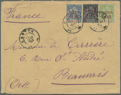 Br Französisch-Indochina - Postämter In Südchina: Canton, 1902. Envelope Addressed To France Bearing Canton SG 4, 5c Yel - Autres & Non Classés