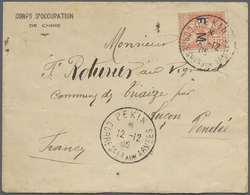 Br Französisch-Indochina - Postämter In Südchina: 1906. Military Envelope Headed 'Corps D'Occupation/de Chine' Addressed - Autres & Non Classés