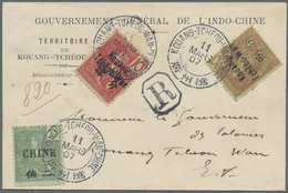 Br Französisch-Indochina - Postämter In Südchina: Kouang-Tscheou, 1907. Registered Official Envelope Headed 'Governement - Autres & Non Classés