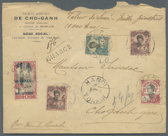 Br Französisch-Indochina - Postämter In Südchina: KOUANG-TCHEOU: 1927. Charged Envelope (opening Faults) To Cho-Ganh Gar - Autres & Non Classés