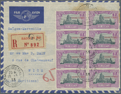 Br Französisch-Indochina - Postämter In Südchina: Kouang-Tcheou, 1938. Registered Air Mail Envelope Addressed To France - Altri & Non Classificati