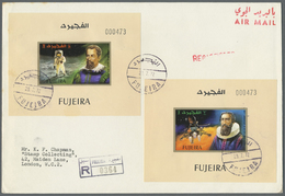 Br Fudschaira / Fujeira: 1972, 400th Anniversary Of Birth Of Johannes Kepler, DE LUXE SHEETS, Complete Set Of Six Values - Fujeira