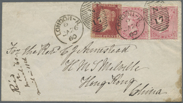 Br Hongkong: 1860. Envelope Written From London Addressed To 'Rev. C. J. Armistead, "H.M.S. Melville", Hong Kong, China - Altri & Non Classificati