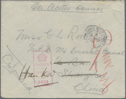 Br Hongkong: 1917, Forces On Western Front. Stamp-less Envelope Written From Lumbres, France Endorsed 'On Active Service - Other & Unclassified