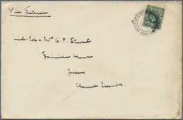 Br Hongkong: 1935. Printed Matter Rate Envelope (toned) Written From The Shanghai Defence Force Addressed To Jersey Bear - Autres & Non Classés
