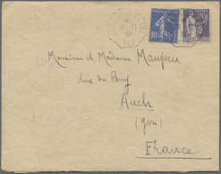 Br Hongkong: 1938. Envelope Written From 'Father Maupeu, A Bord Du "President Douner' Le Hong Kong' Letter Dated '9th No - Other & Unclassified