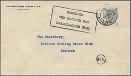Br Hongkong: 1939. Envelope Headed 'The Hong Kong Jockey Club' Addressed To 'Kowloon Bowling Green Club' Bearing SG 141, - Autres & Non Classés
