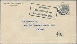 Br Hongkong: 1939. Envelope Headed 'The Hong Kong Jockey Club' Addressed To 'Kowloon Bowling Green Club' Bearing SG 141, - Other & Unclassified