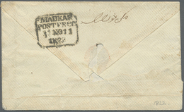 Br Indien - Vorphilatelie: 1822 (11 Nov.): Framed "MADRAS/POST FRee/11 NO 11/1822" Datestamp (Giles 13, Recorded Use 182 - ...-1852 Prefilatelia