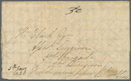 Br Indien - Vorphilatelie: 1826 (5 Jan) British Intervention In Bhurtpore (1825-26): Entire Letter Written By Anne Clark - ...-1852 Prephilately