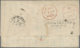 Br Indien - Vorphilatelie: 1827. Pre-stamp Envelope Written From Madras Dated '31st August 1827' Addressed To Scotland C - ...-1852 Prephilately