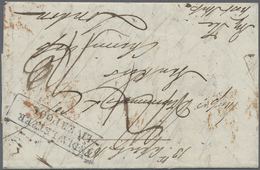 Br Indien - Vorphilatelie: 1837. Pre Stamp Envelope Written From Berhampore Dated 'April 13th 37' Addressed To London Ca - ...-1852 Préphilatélie