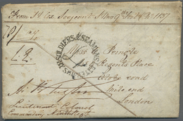 Br Indien - Vorphilatelie: 1842 First Afghan War S&S Letter: Soldier's Entire, Countersigned By The Commanding Officer, - ...-1852 Préphilatélie