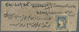 Br Indien: 1854-55 Three Covers/part Of Covers All Franked By Lithographed ½a. Blue (Die I/Die II), With Various Postmar - Autres & Non Classés