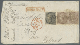 Br Indien: 1858. Envelope Written From Mhow Dated 'Oct 18th 1858' Addressed To Drung, Ireland Bearing SG 39, 1a Brown (2 - Autres & Non Classés