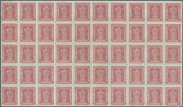 ** Indien - Dienstmarken: 1950, 2, 5 And 10 Rupies, Sheetparts With Totally 200 Of Each Value, Mnh, CV Mi. 1.800,- &euro - Francobolli Di Servizio