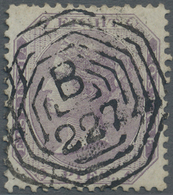 O Indien - Used Abroad: 1860 ANDAMAN & NICOBAR ISLANDS: India 1860 8p.mauve Used In PORT BLAIR And Cancelled With Superb - Altri & Non Classificati