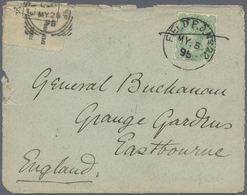 Br Indien - Feldpost: 1895, The Chitral Relief Force: Cover With QV 6d Canc. "FIELD P.O. No. 22 MY. 5 95" To England, Wi - Franchise Militaire