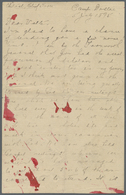 Br Indien - Feldpost: 1895. Letter Written From Cpl Maguire Serving In The '1st Kings Royal Rifles' Headed 'Camp Doslai, - Franchise Militaire