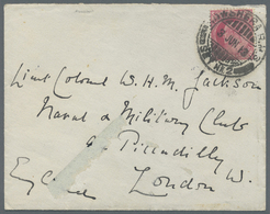 Br Indien - Besonderheiten: 1913 (NORTH WEST FRONTIER CAMPAIGN). Envelope Written From 'The 112th Infantry, Nowshera, No - Autres & Non Classés