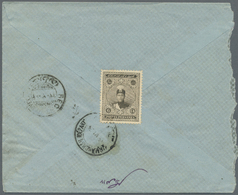 Br Iran: 1924. Censored Envelope (with Correspondence) Addressed To Recht Bearing Yvert 462, 6c Grey/black Tied By Kerma - Iran