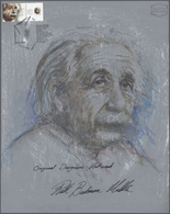 (*) Israel: 1998, Jewish Contribution To The World Culture Of Modernity - Albert Einstein 90 Ag, Original Designers Artw - Altri & Non Classificati