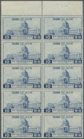 **/* Japan: 1936, Parliament 10 S., A Top Margin Block Of 10, MNH But Showing Slight Traces Of Interleaving Paper On Rev - Autres & Non Classés