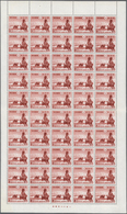 **/* Japan: 1936/42, Pacific War Anniversary Set Full Sheets Of 50 (vert. Fold), Mostly MNH; Parliament 1 1/2 S. Resp. 3 - Autres & Non Classés