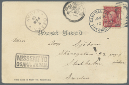 Japan - Besonderheiten: 1905. Picture Postcard Bearing U.S. Yvert 158, 2c Red Tied By San Francisco Duplex Addressed To - Altri & Non Classificati