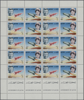 ** Katar / Qatar: 1966. NOT-ISSUED Miniature Sheet "Soviet Cosmonauts And Space Vehicles" Containing 10 Se-tenant Pairs - Qatar