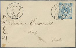 Br Korea: 1901. Lady's Envelope Addressed To Seoul Bearing SG 24a, 2ch Blue Tied By Chemulpo/Coree Double Ring. Superb I - Corée (...-1945)