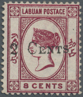 * Labuan: 1885 2c. On 8c. Carmine, Mint Lightly Hinged, Fresh And Fine. Signed By The Old Expert G. Oliva. (SG £225) - Altri & Non Classificati
