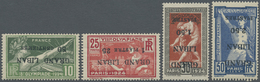 * Libanon: 1924, Olympic Games, Complete Set Showing INVERTED Overprints, Mint O.g. Previously Hinged, Signed. Maury 18d - Liban