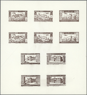 Libanon: 1944. Série De 5 épreuves Collectives. Avec Valeur Faciale. (Yv Pa 85/90) - Lebanon