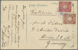 Br Mandschuko (Manchuko): 1916. Picture Post Card Of 'Shinritsuton, Chosun' Addressed To Germany Bearing Japan SG 134, 1 - 1932-45 Manciuria (Manciukuo)