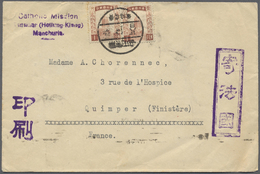 Br Mandschuko (Manchuko): 1934. Envelope Written From The 'Catholic Mission, Tsitsihar (Hellung-Kiang) Addressed To Fran - 1932-45 Manciuria (Manciukuo)