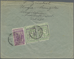 Br Mongolei: 1927-28: Three Covers Of A Correspondence From Urga (Ulan Bator) To Dresden, Germany Via Russia, One Cover - Mongolie